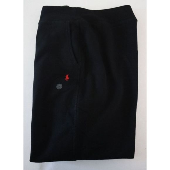 Polo Ralph Lauren Men’s Sz 2XL Black Classic Fleece Drawstring Jogger Pants $138 - Picture 9 of 9